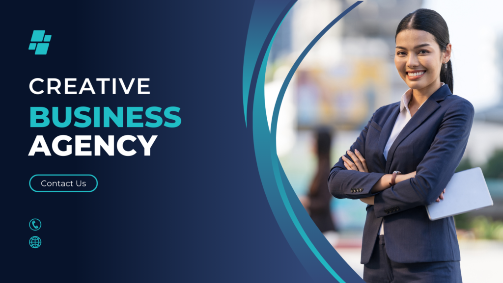 Navy Blue Modern Business Facebook Cover